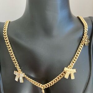 Nordstrom Gold Bow Accent Necklace